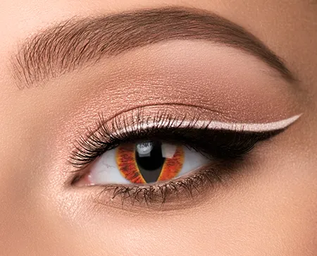 NeoCosmo  Red Cat Eye -2 lensesr